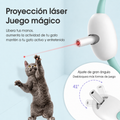 Láser automático para gato tipo collar — juega y caza solo, recargable USB