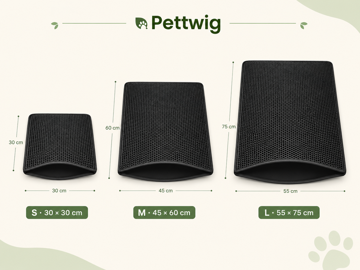 Tapete para arena de gato tipo panal, impermeable y resistente a la orina, suministros para mascotas.