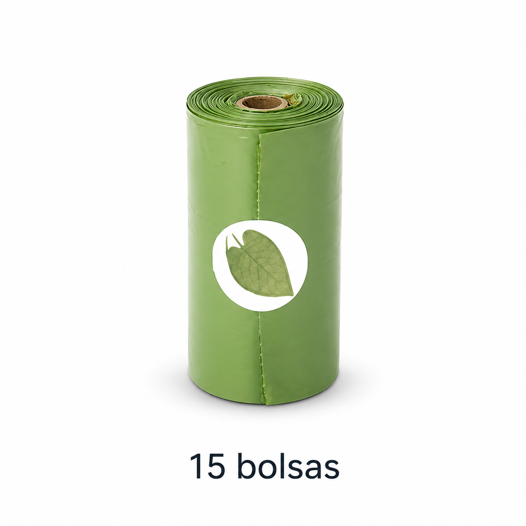 Dispensador de Bolsas para Perro con Luz LED Portátil