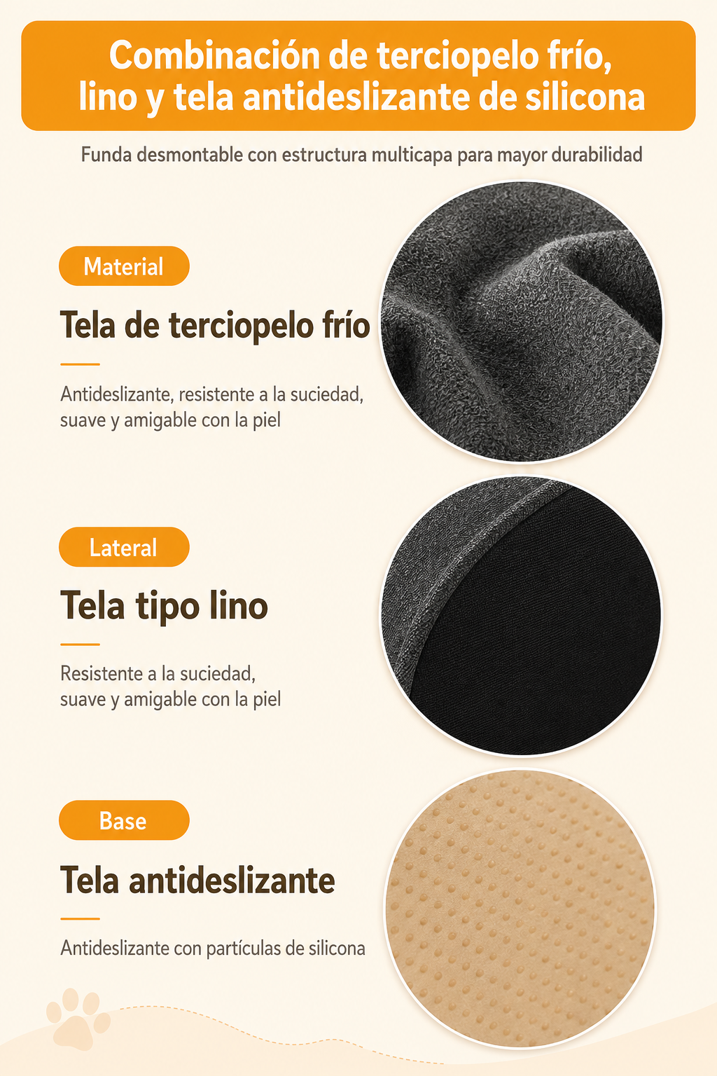 Escaleras para cama de mascota desmontables y lavables