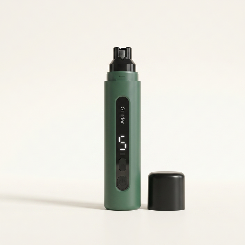 Rebajador de uñas eléctrico para perro y gato — ultra silencioso, 5 velocidades, recargable USB