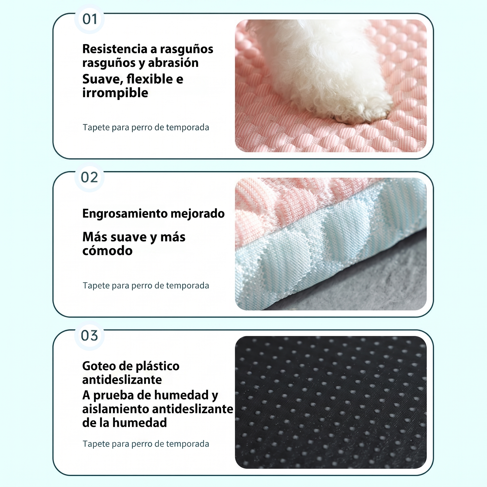 Tapete Refrescante para Perro y Gato | Cama de Gel Anti-Calor (Verano)