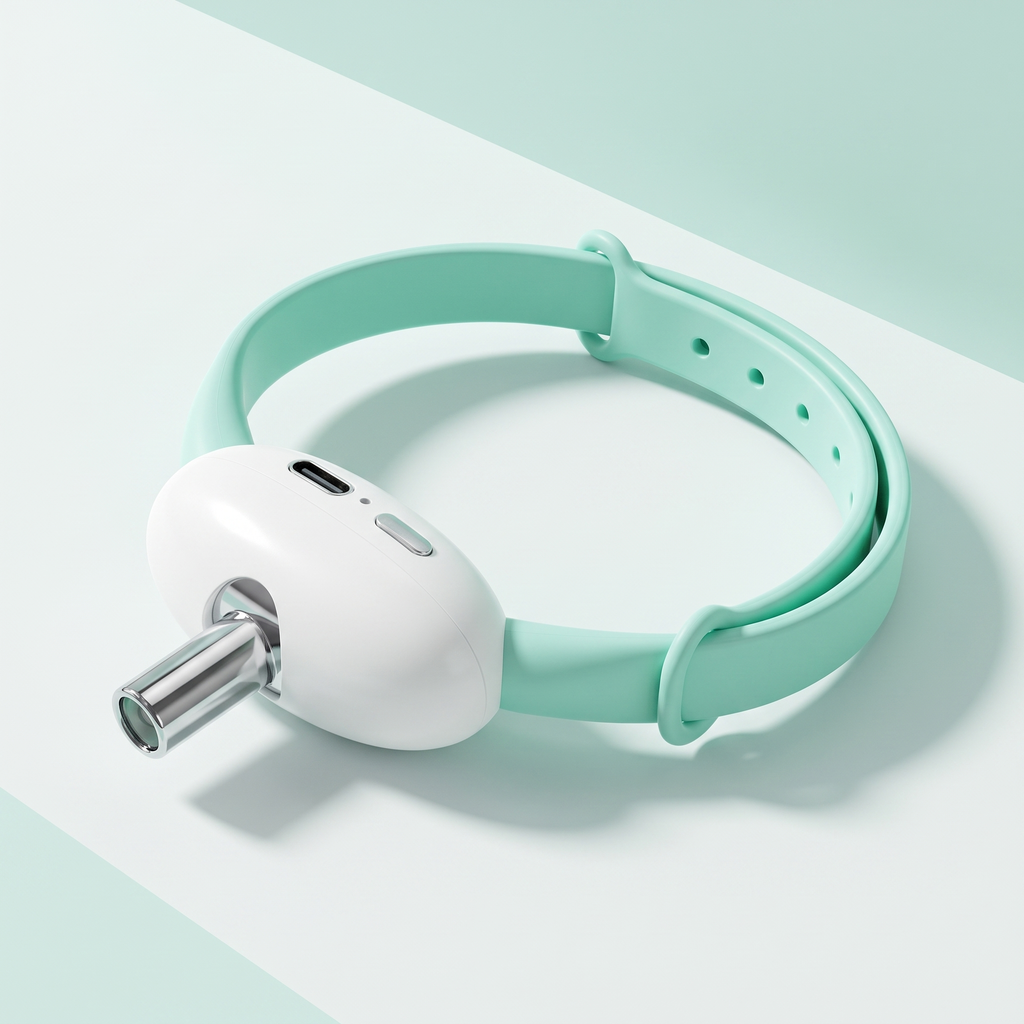 Láser automático para gato tipo collar — juega y caza solo, recargable USB